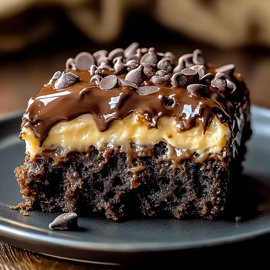 Irresistible German Chocolate Poke Cake Recipe