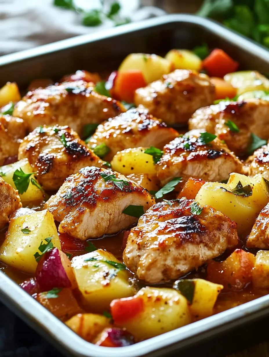 Hawaiian Chicken Sheet Pan Recipe