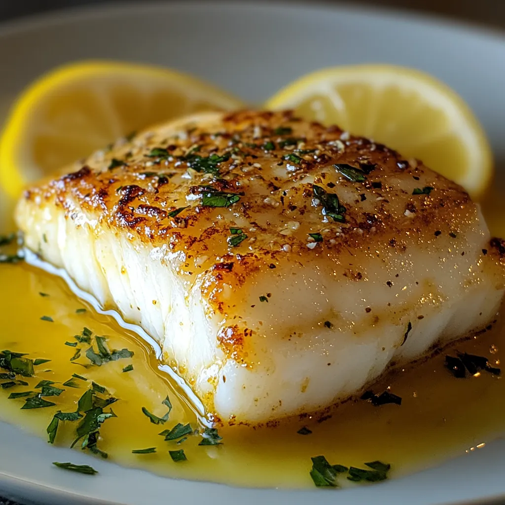 Easy Lemon Butter Baked Cod