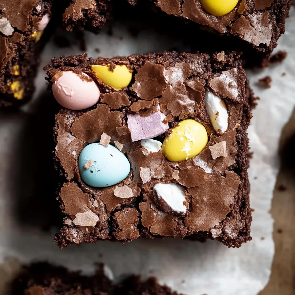 Fudgy Cadbury Egg Brownies Recipe