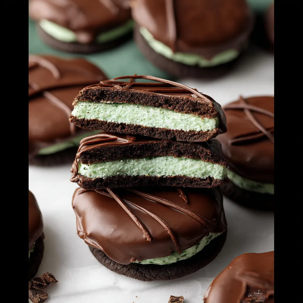 Chocolate Mint Cookies