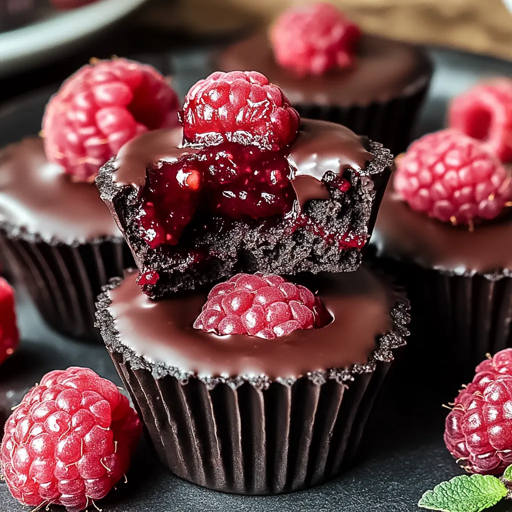 Marry Me No Bake Raspberry Chocolate Mousse Cups