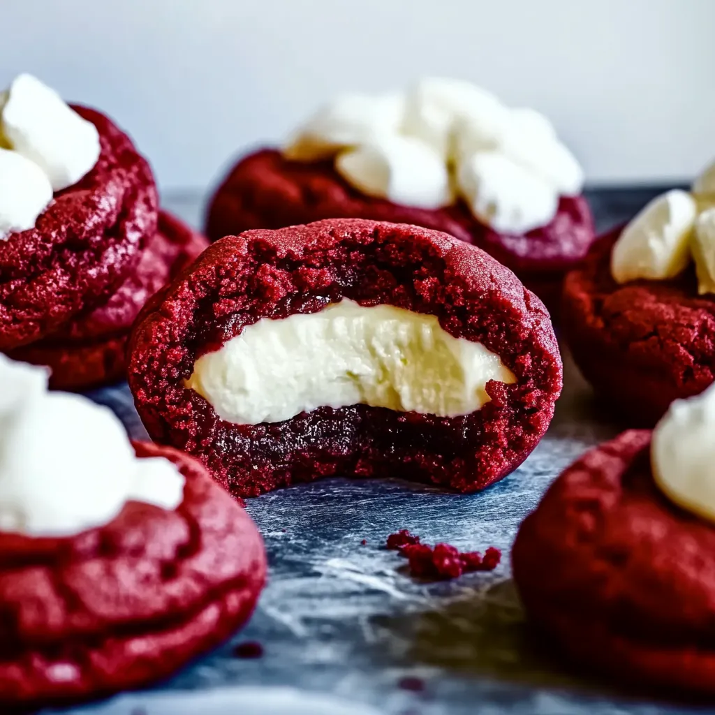 Cheesecake Red Velvet Cookies