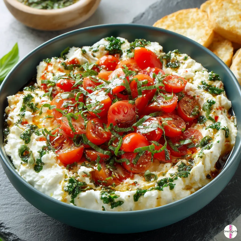 Easy Caprese Dip Recipe