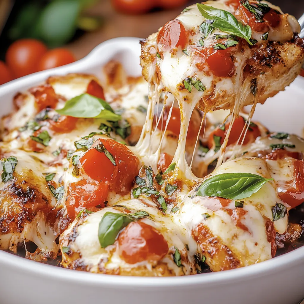 Bruschetta Chicken Bake