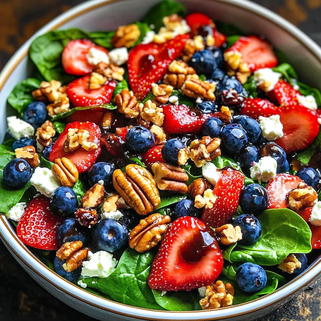 Strawberry Spinach Salad