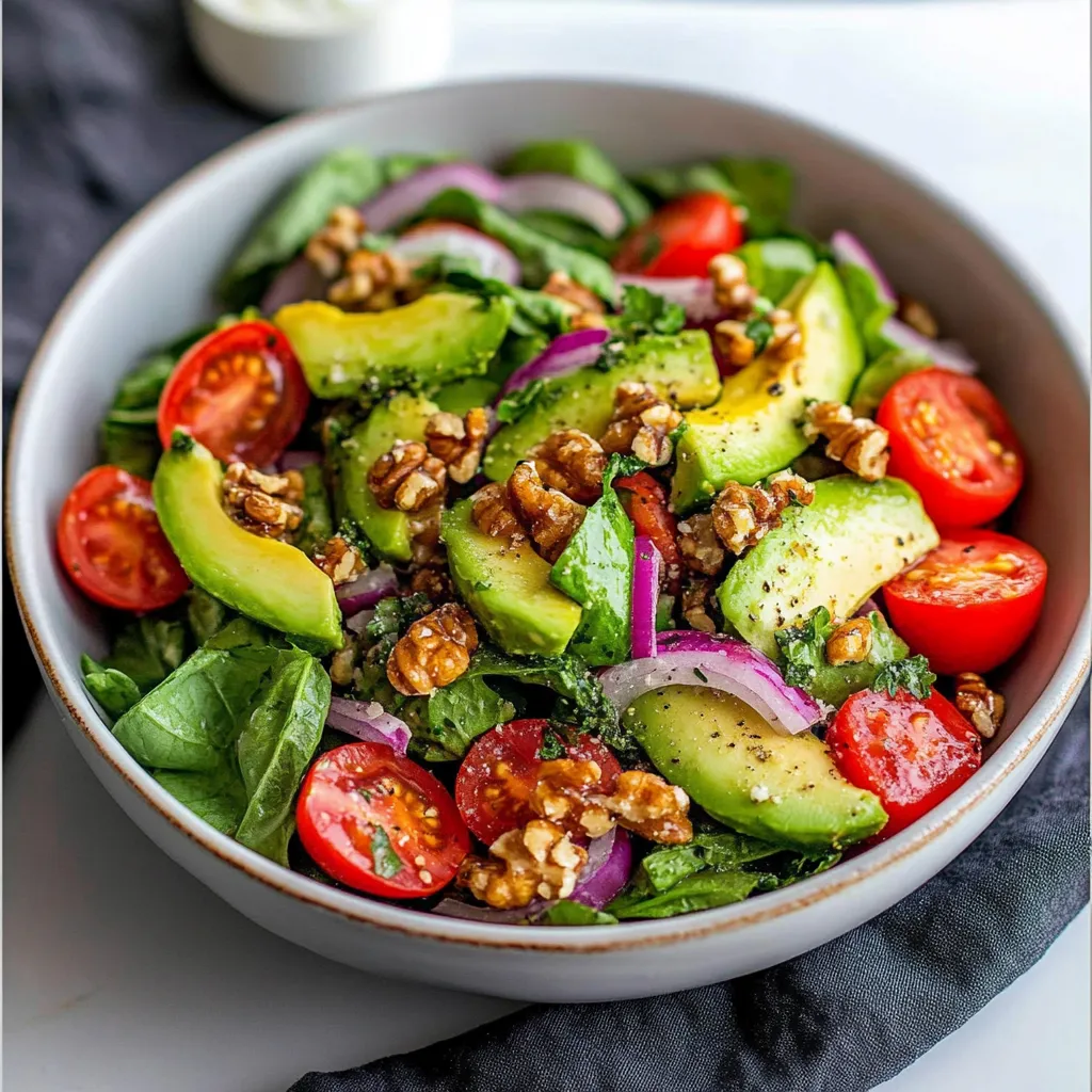 Juicy Spring Salad with Avocado Recipe