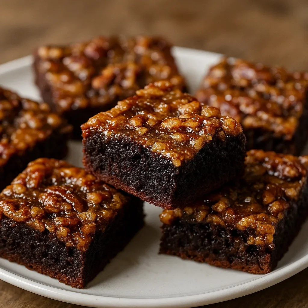 The Best Salted Pecan Pie Brownies Recipe