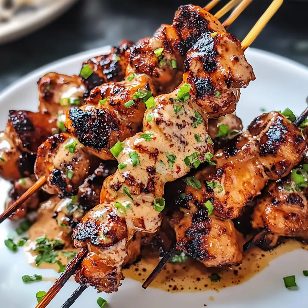 Bang Bang Chicken Skewers Recipe