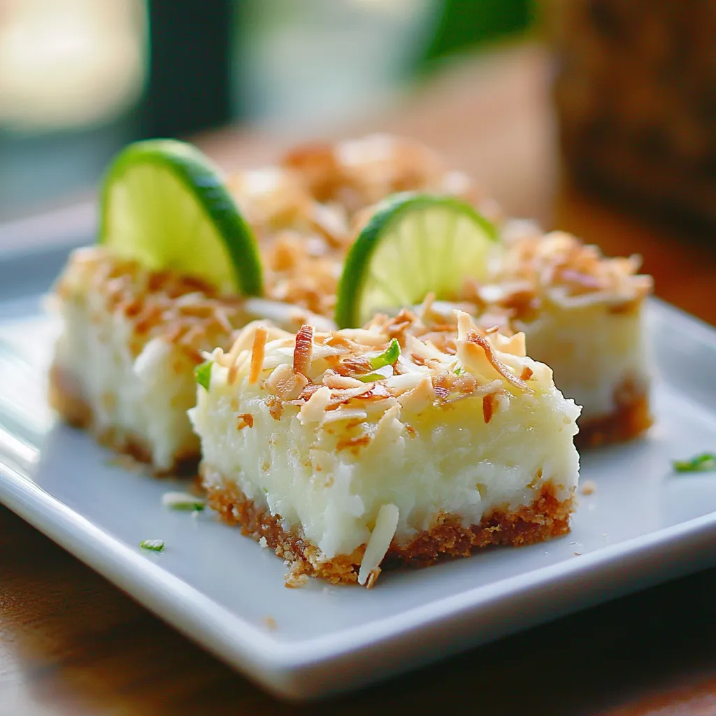Coconut Lime Bars