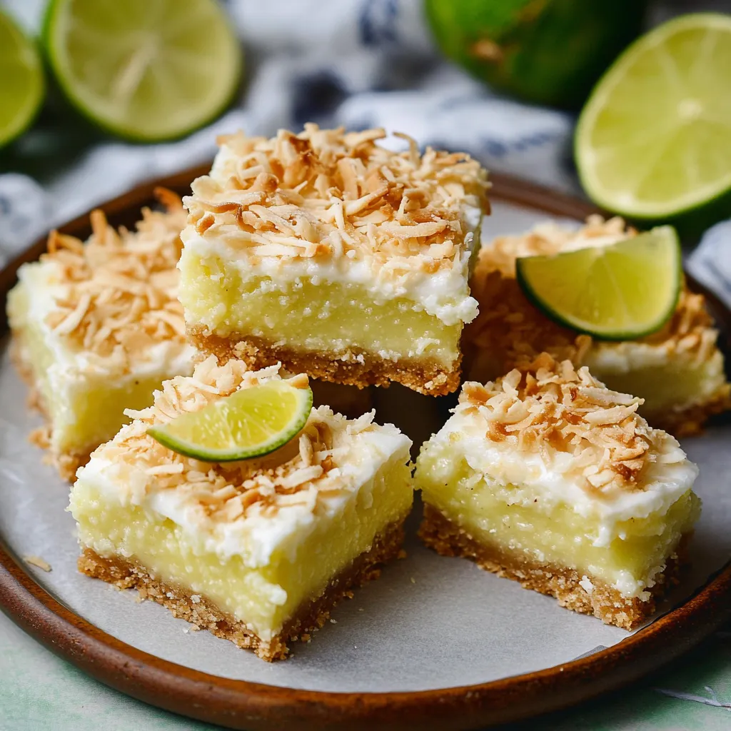 Coconut Lime Bars
