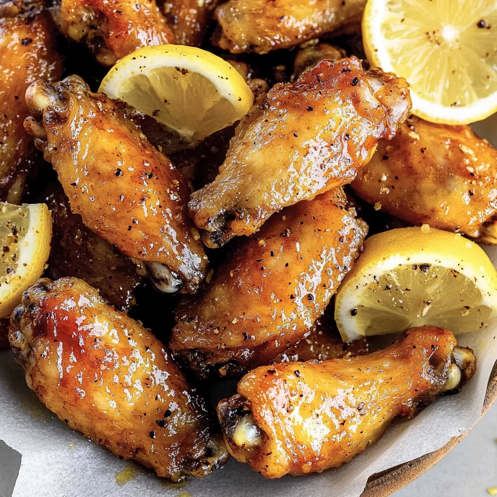 Honey Lemon Pepper Wings