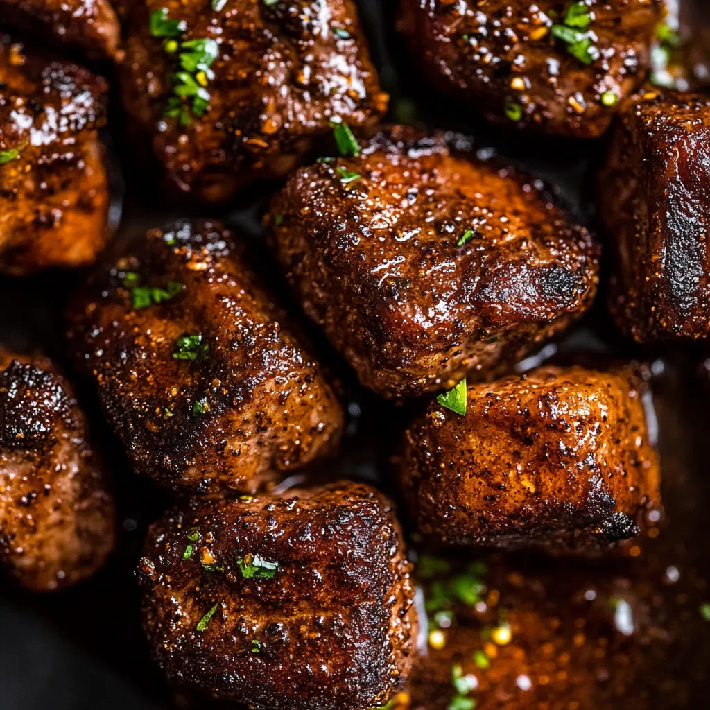 Cajun Garlic Butter Steak Bites Recipe