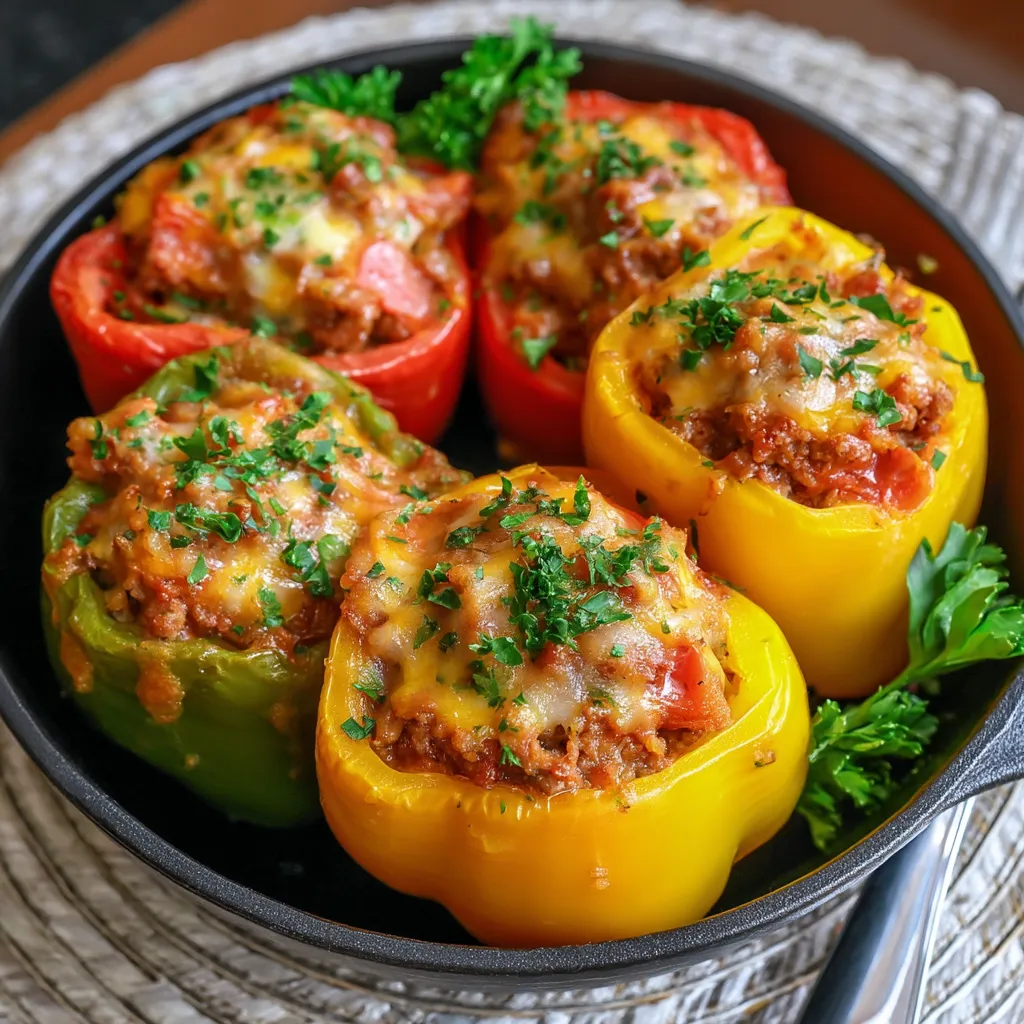 Easy Stuffed Bell Peppers