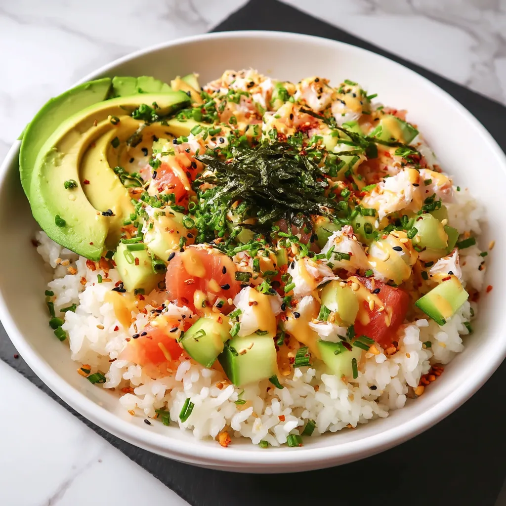 California Sushi Bowls Recipe
