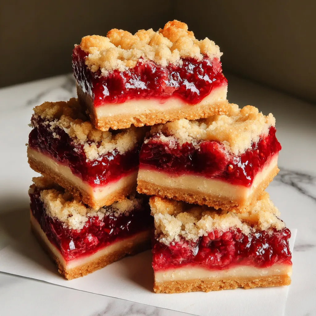 Fabulous Five Ingredient Raspberry Bars
