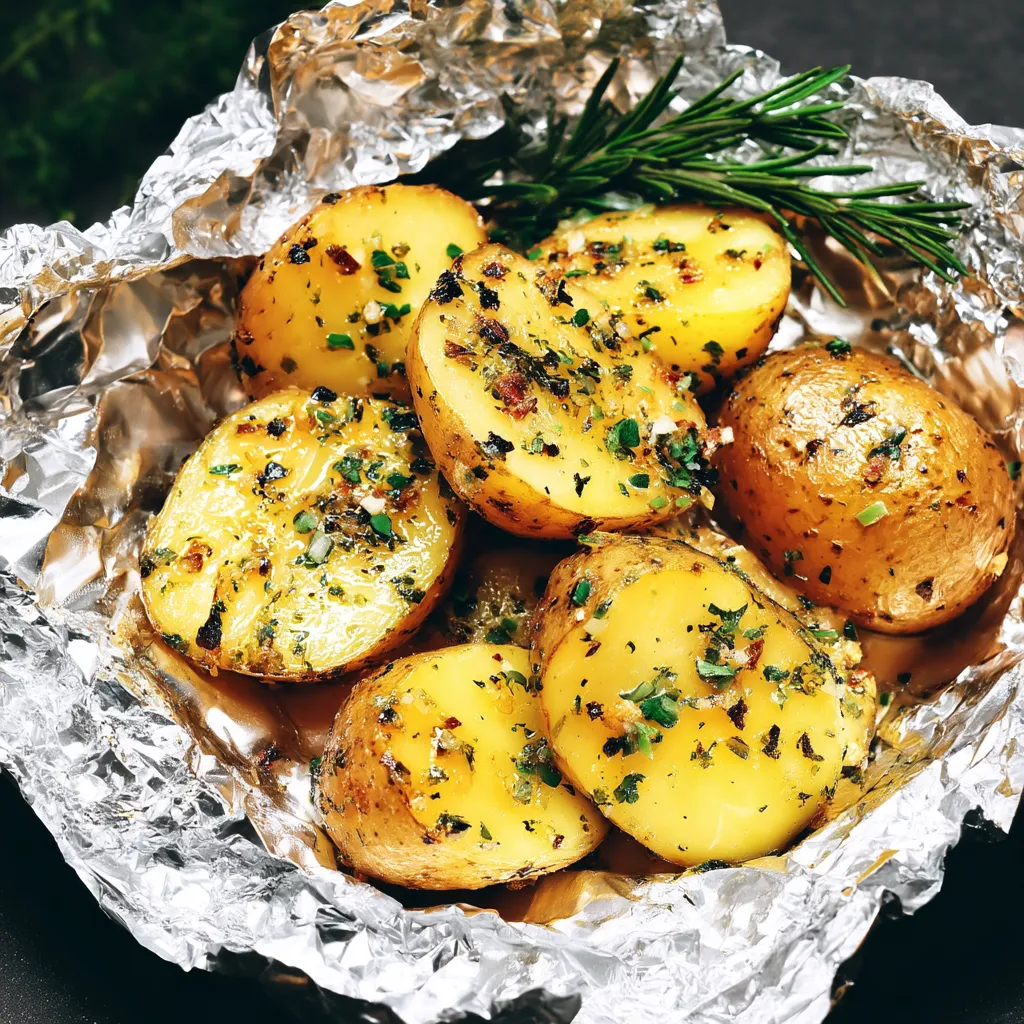 Grilled Potatoes in Foil