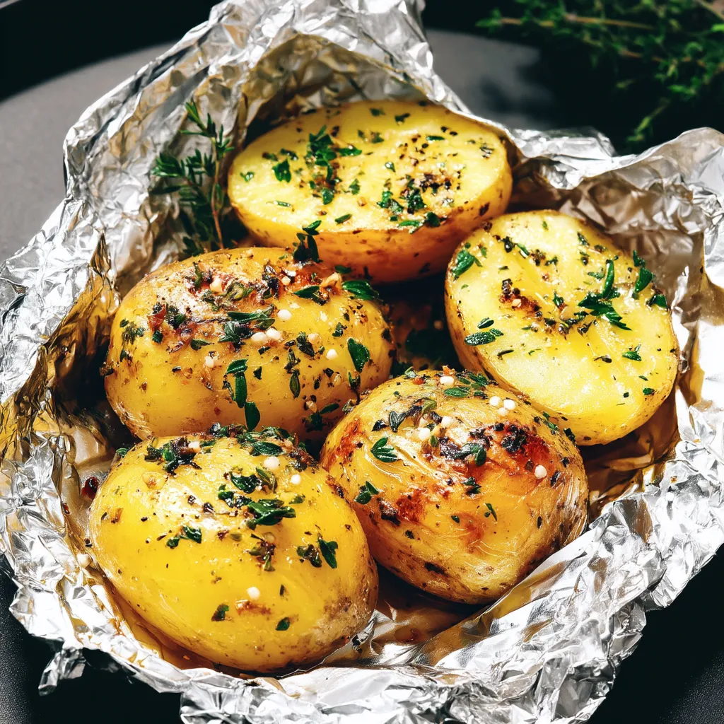 Grilled Potatoes in Foil