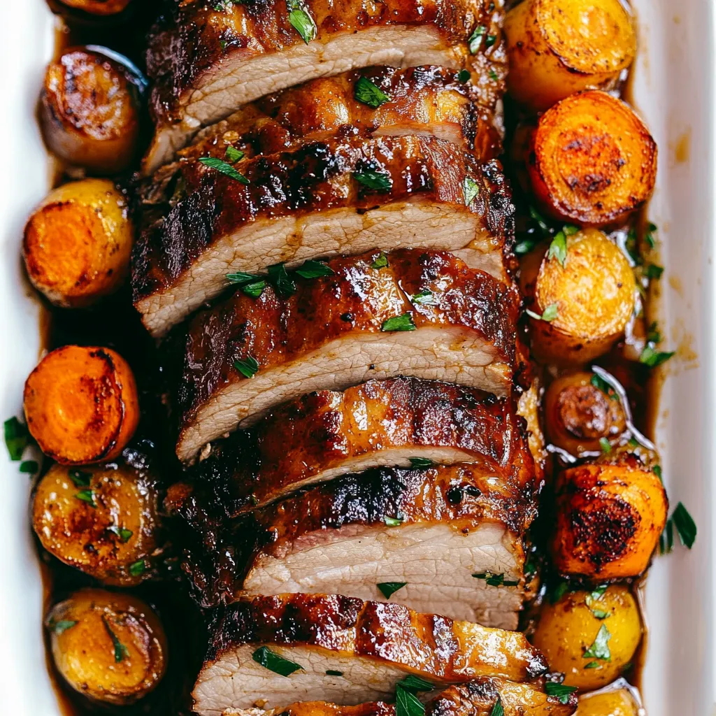 Tender and Juicy Pork Loin Roast Recipe