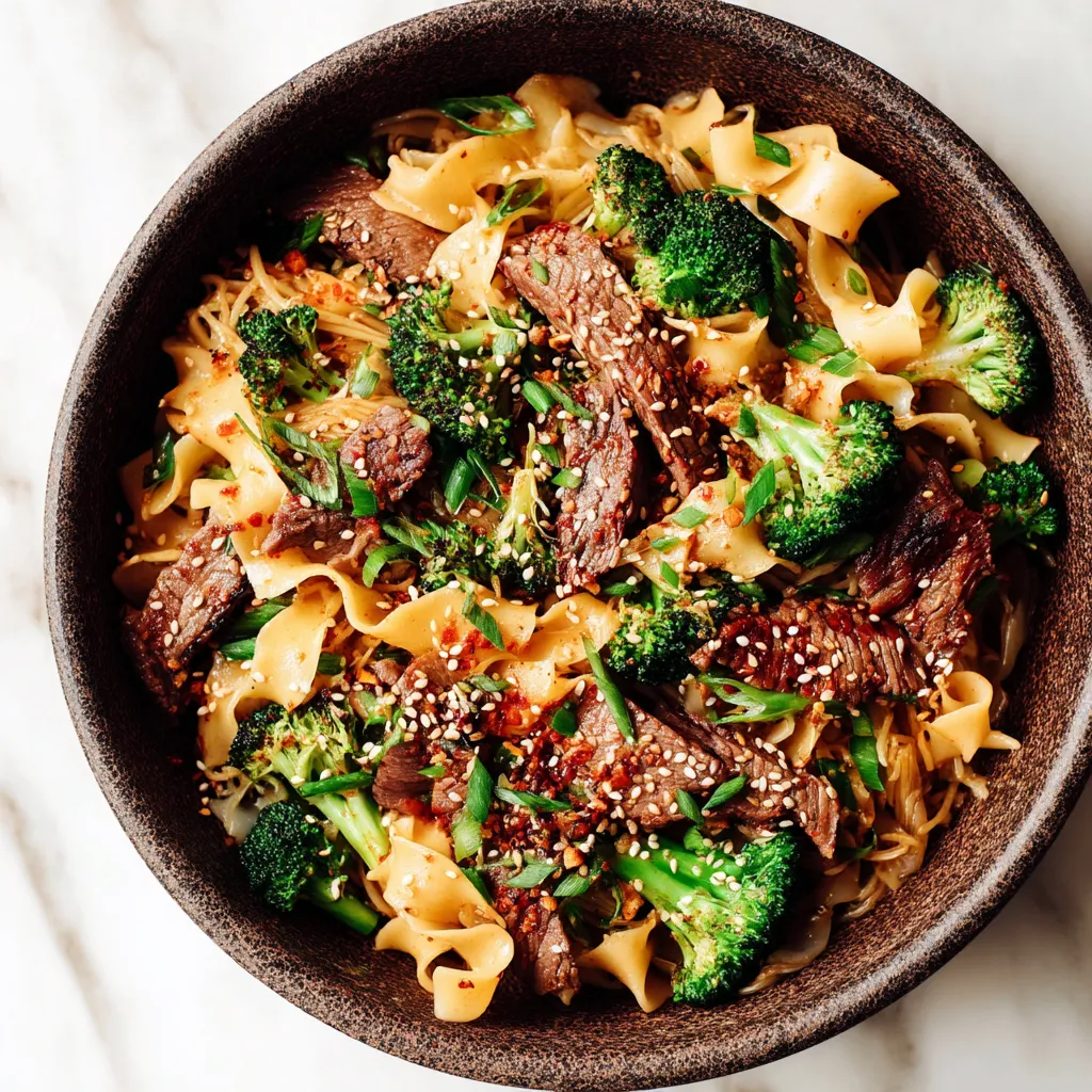 Beef and Broccoli Noodles