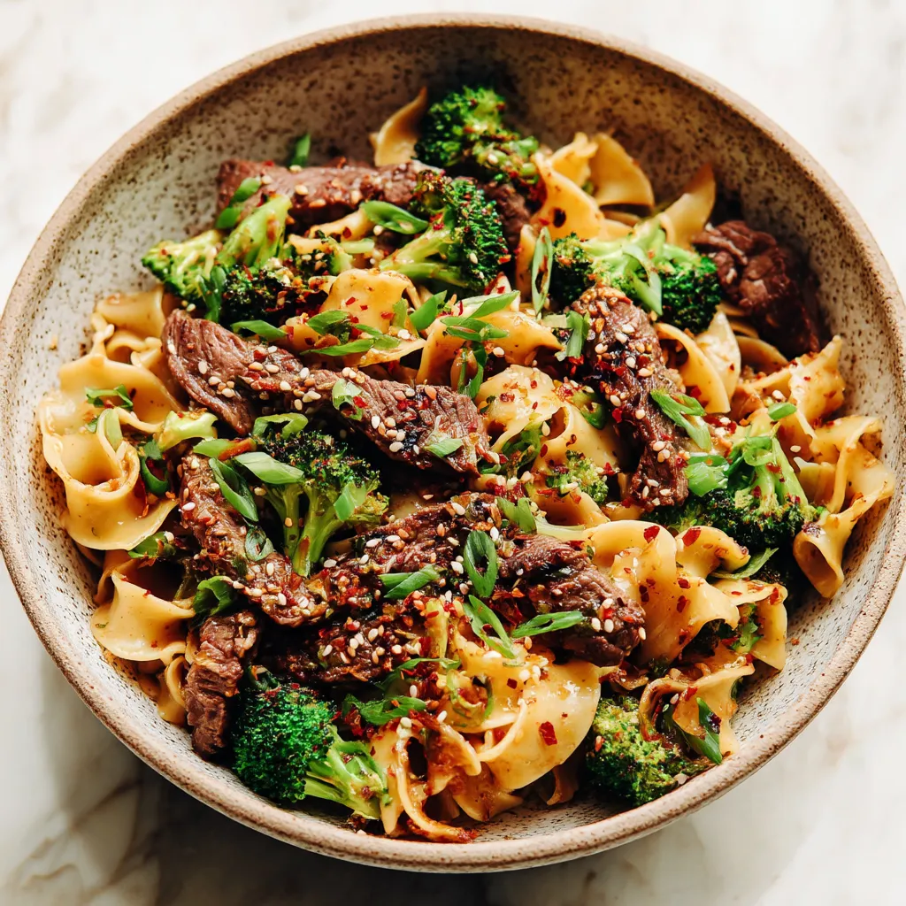 Beef and Broccoli Noodles
