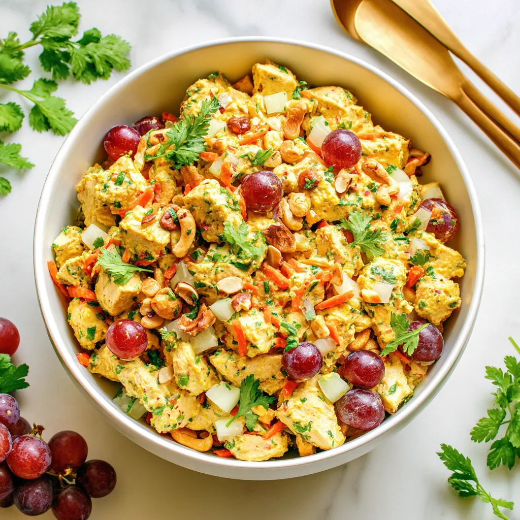 Healthy Curry Chicken Salad