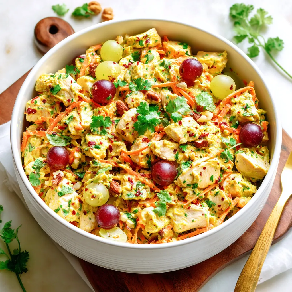 Healthy Curry Chicken Salad