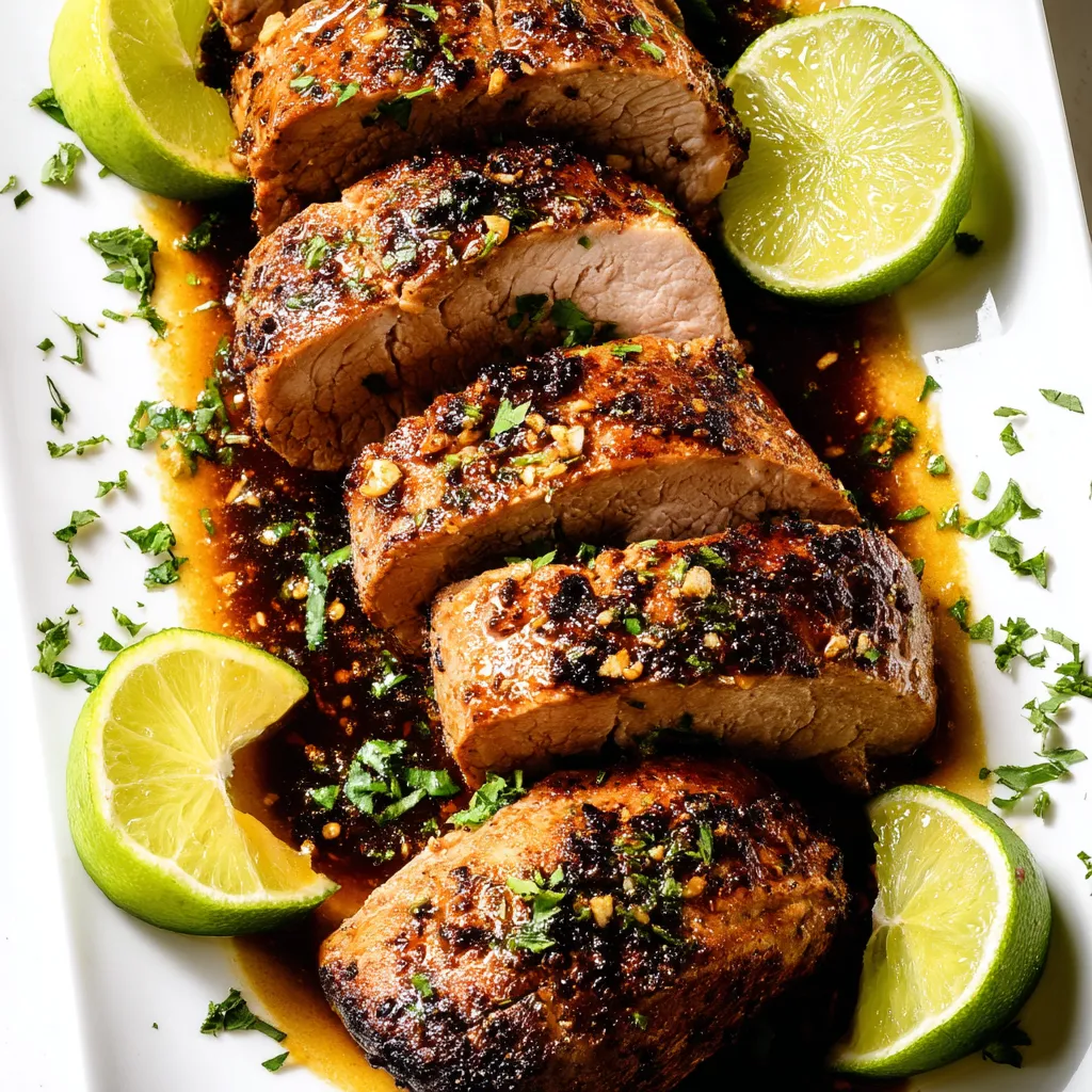Ginger Lime Pork Tenderloin