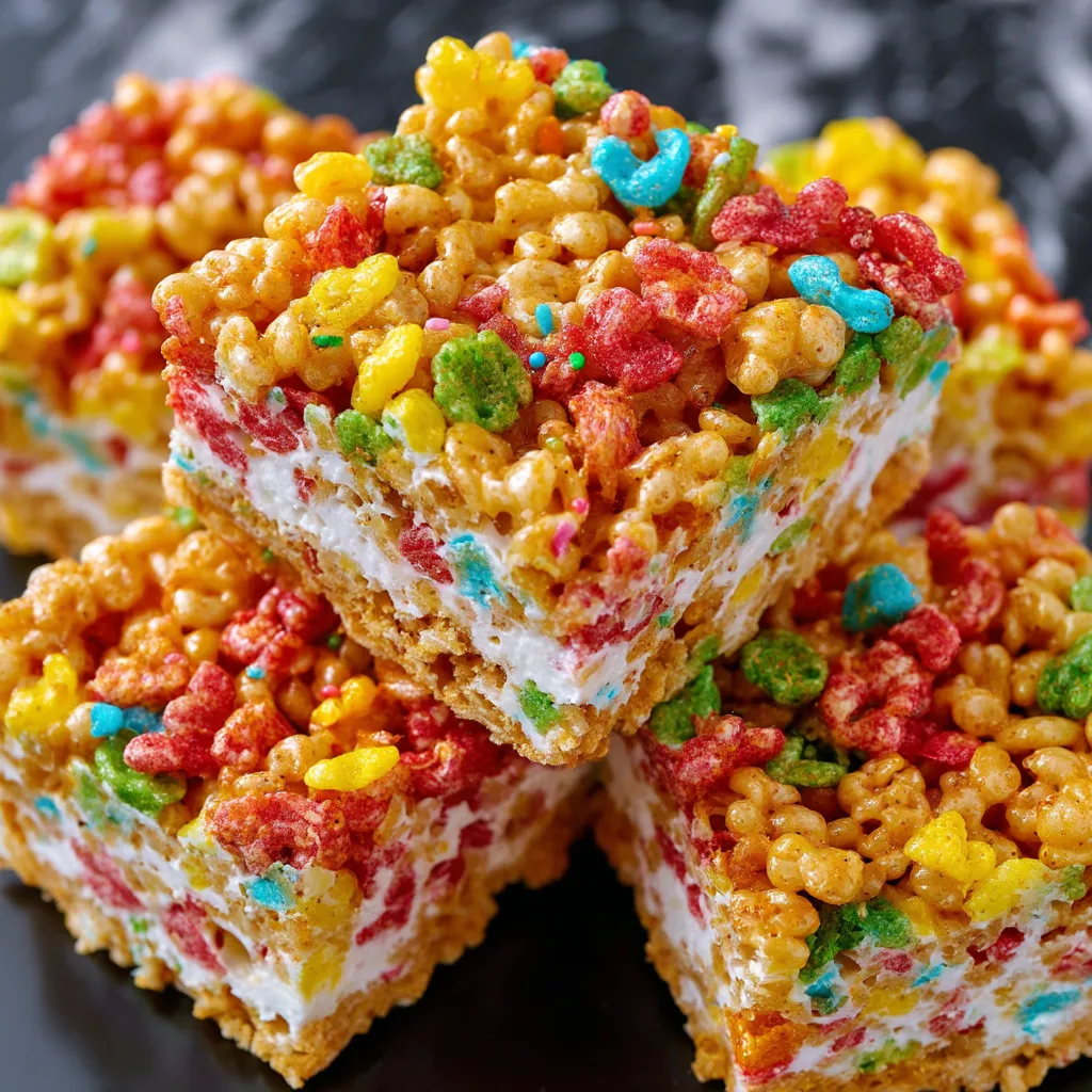 Fruity Pebbles Rice Krispie Treats