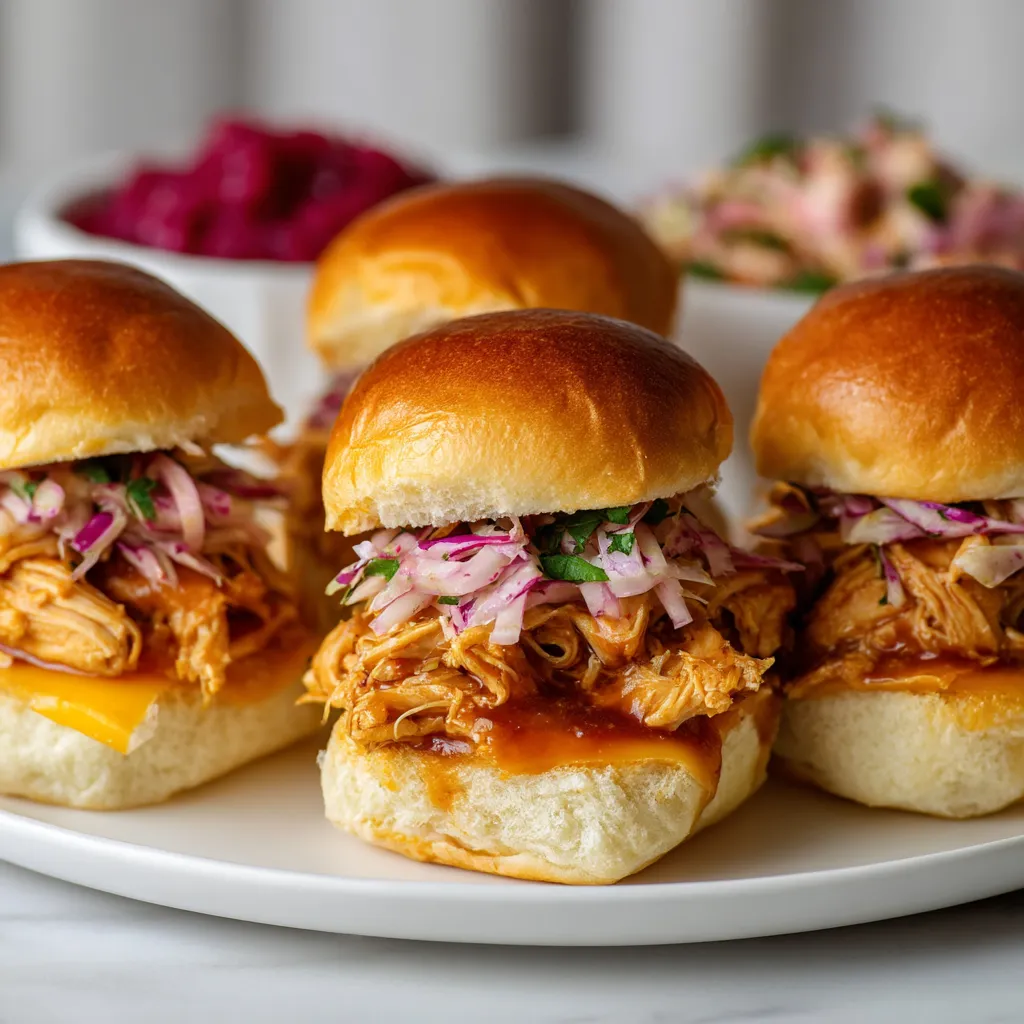 BBQ Chicken Sliders
