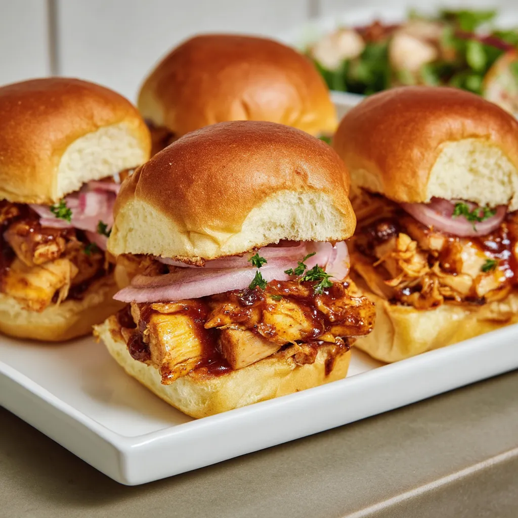 BBQ Chicken Sliders