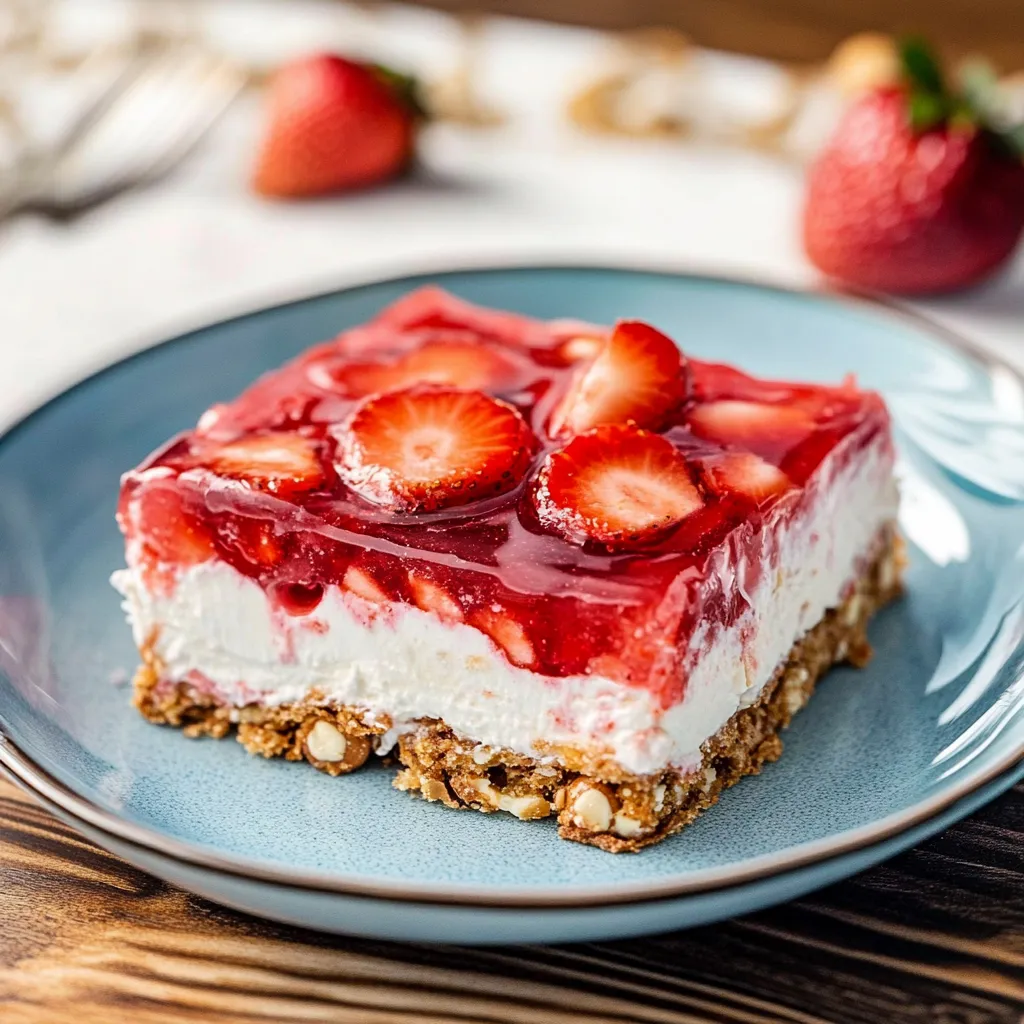 Strawberry Pretzel Salad