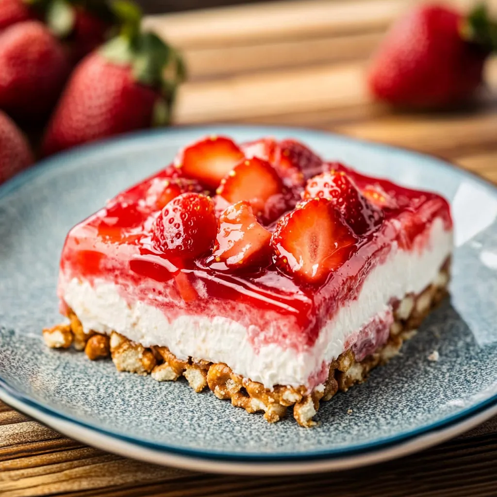 Strawberry Pretzel Salad