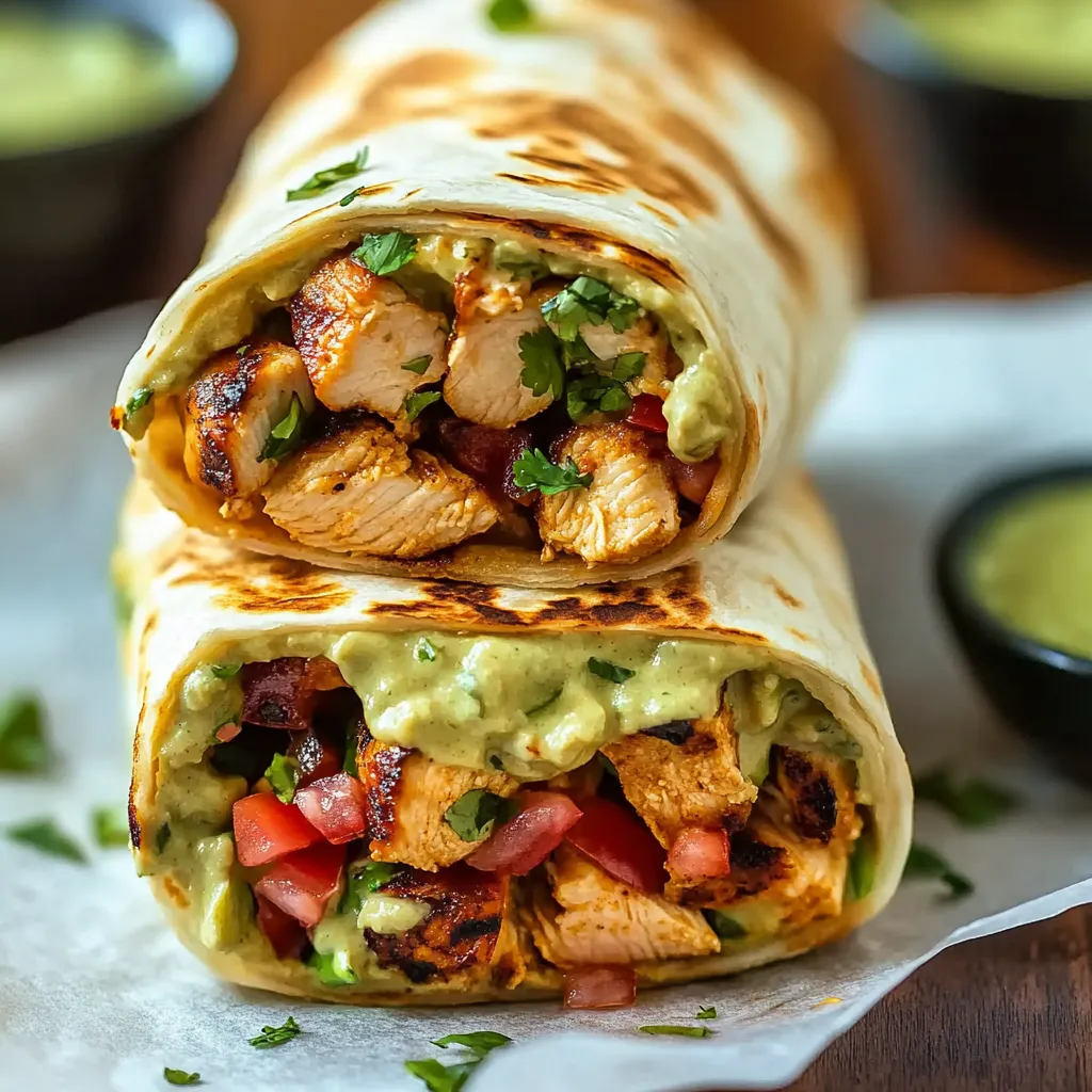 Chipotle Ranch Grilled Chicken Burrito