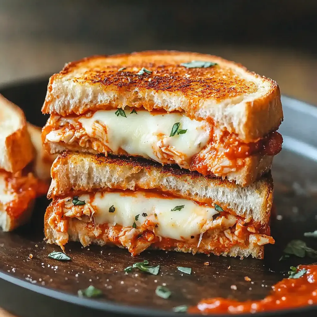 Chicken Parmesan Grilled Cheese