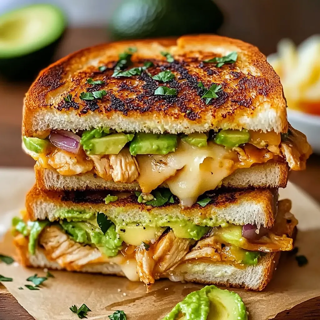 Chicken Avocado Melt Sandwich
