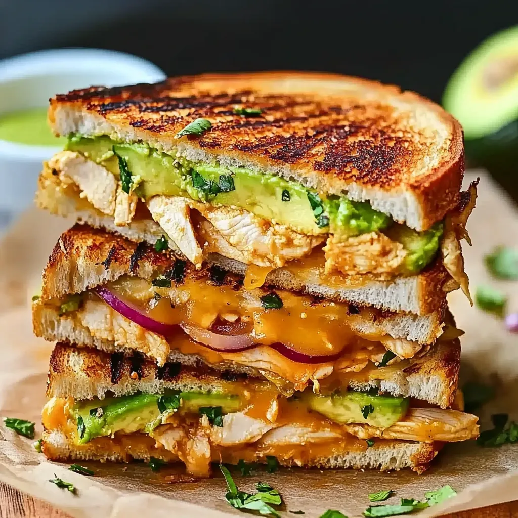 Chicken Avocado Melt Sandwich