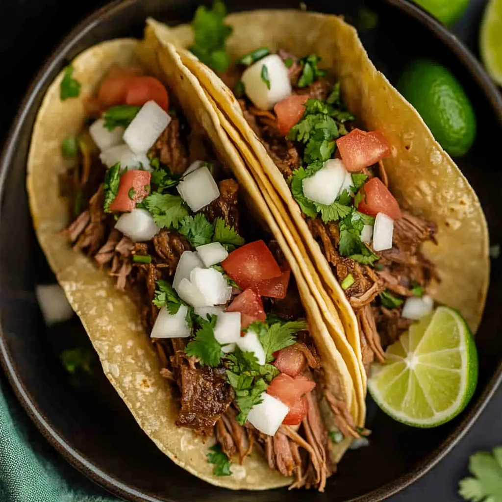 Crock pot Carne Asada Street Tacos