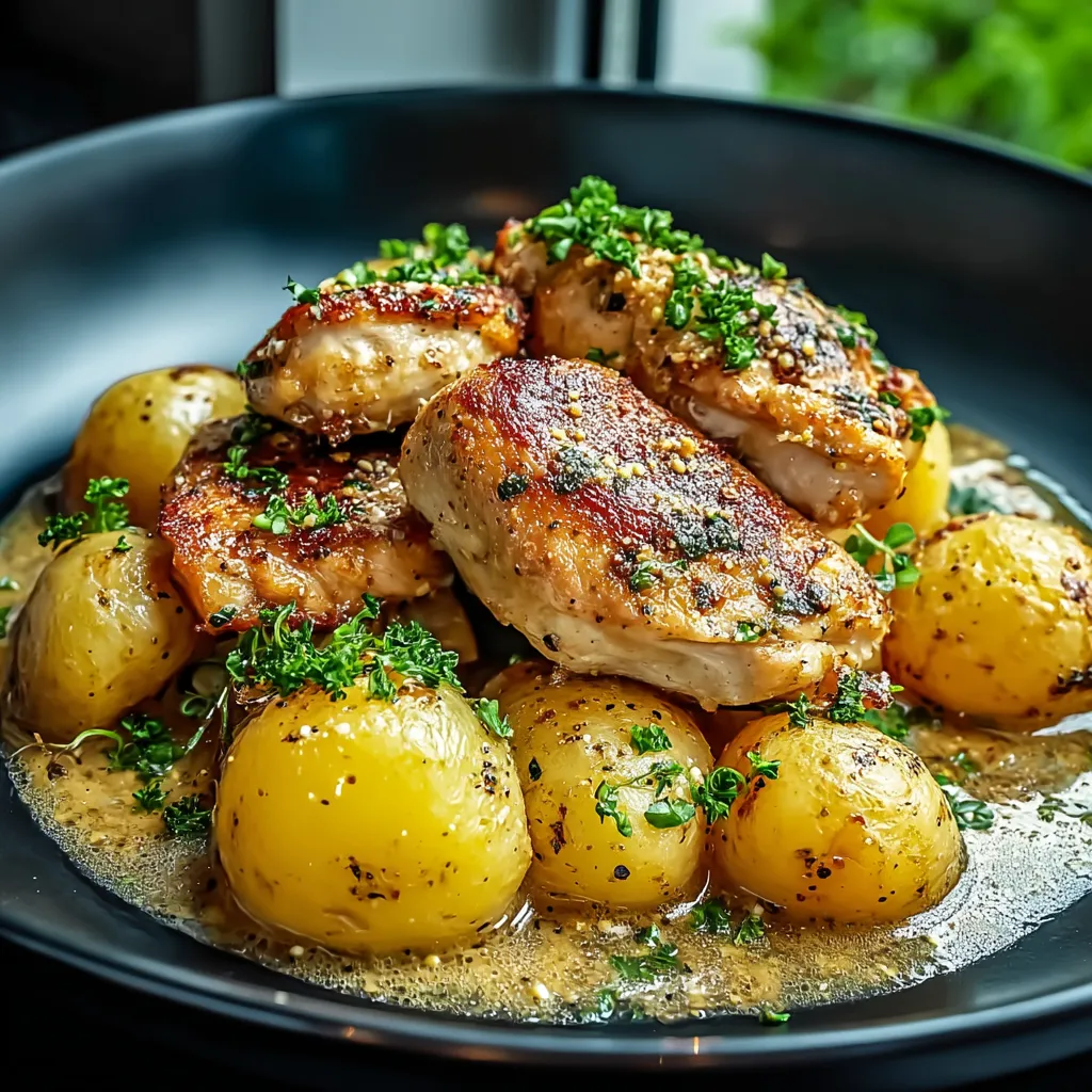 Garlic Parmesan Chicken and Potatoes