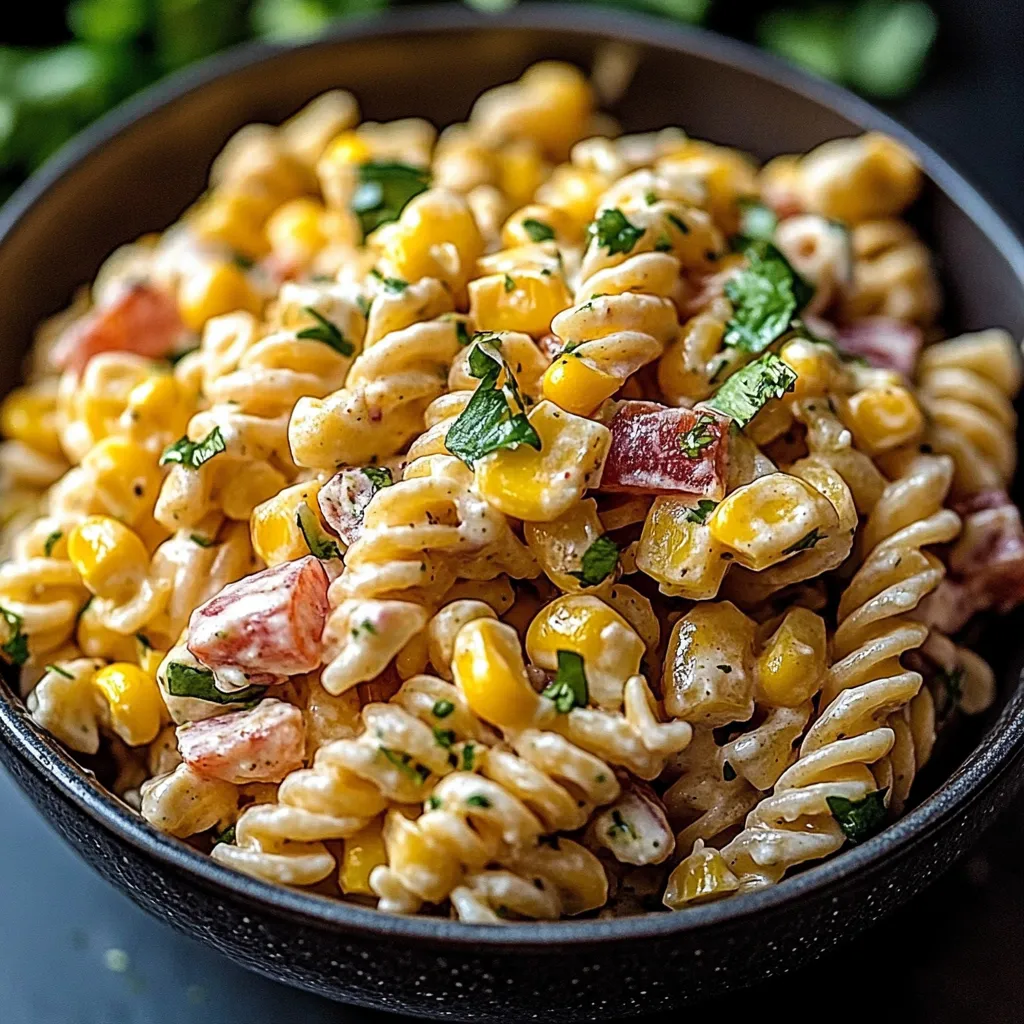 Mexican Street Corn Pasta Salad