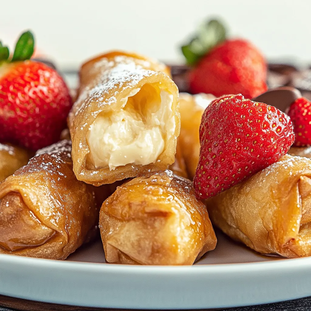 Cheesecake Egg Rolls