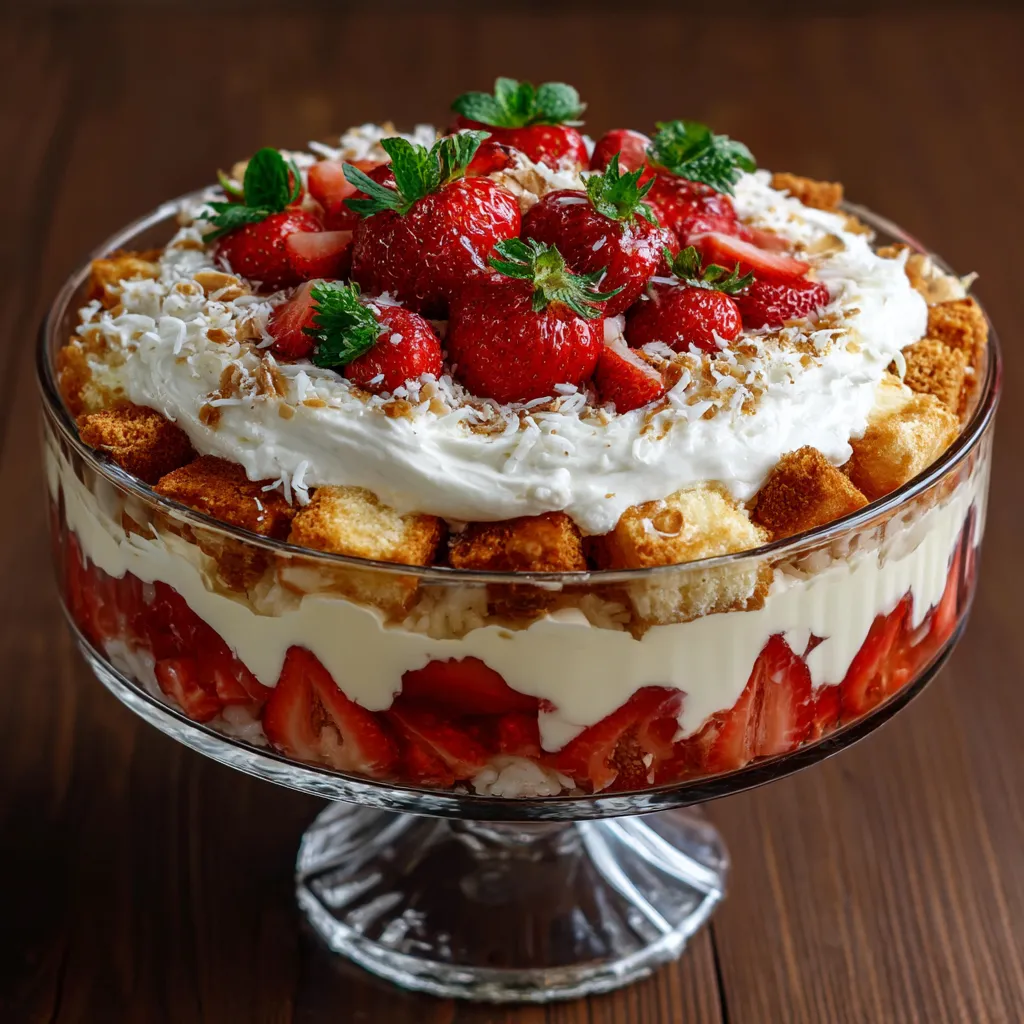Strawberry Cheesecake Trifle