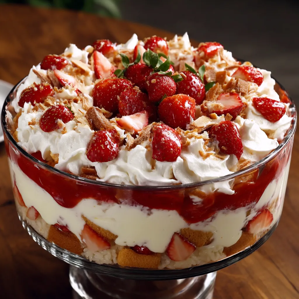 Strawberry Cheesecake Trifle