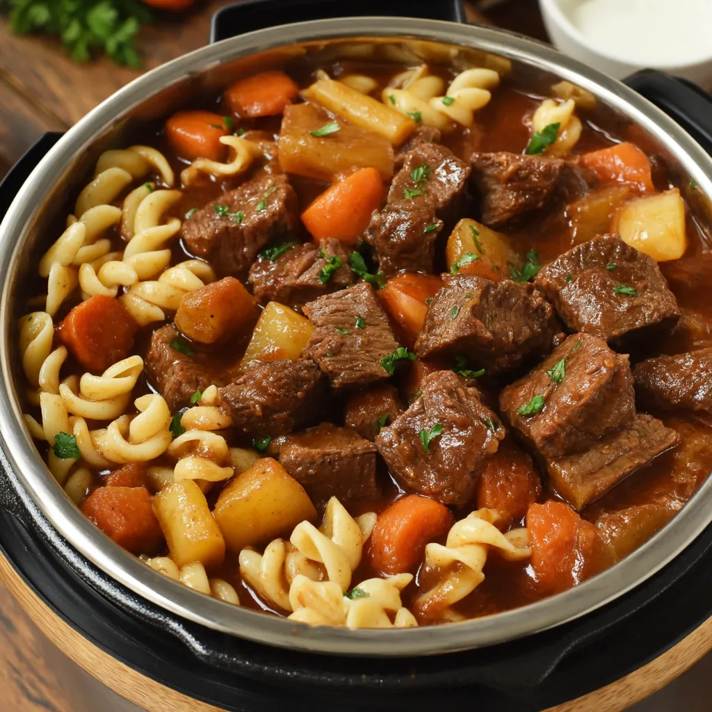 Instant Pot Beef Goulash