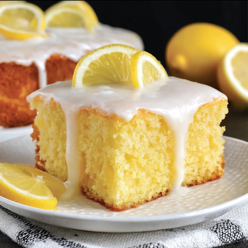 Lemon Poke Cake