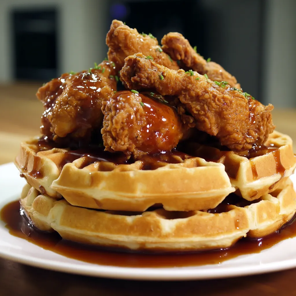Southern Fried Chicken and Waffles recipe