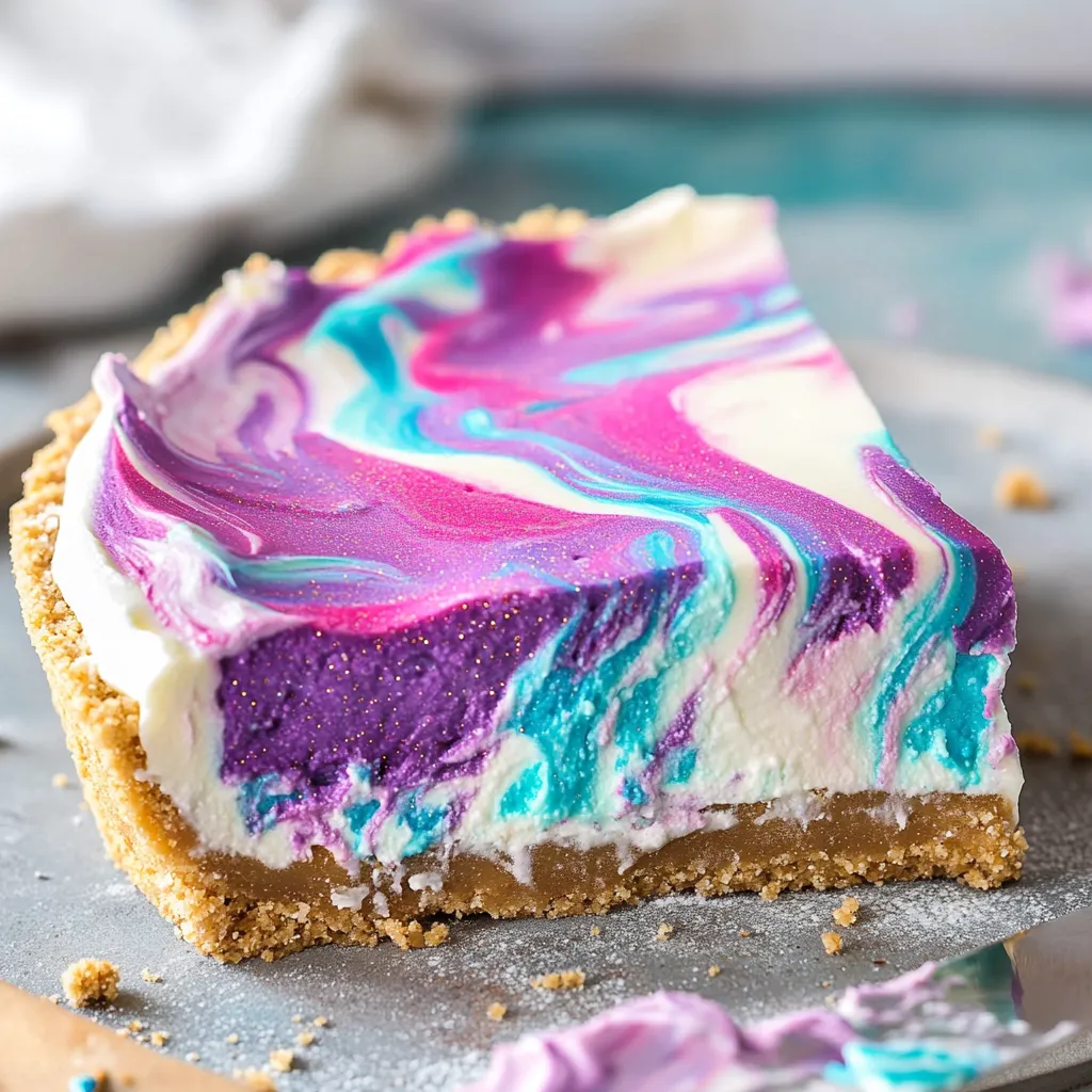 Unicorn Cheesecake No-Bake