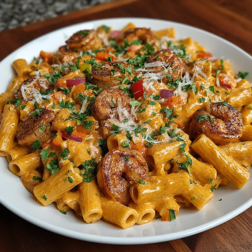 Creamy Cajun Shrimp Pasta