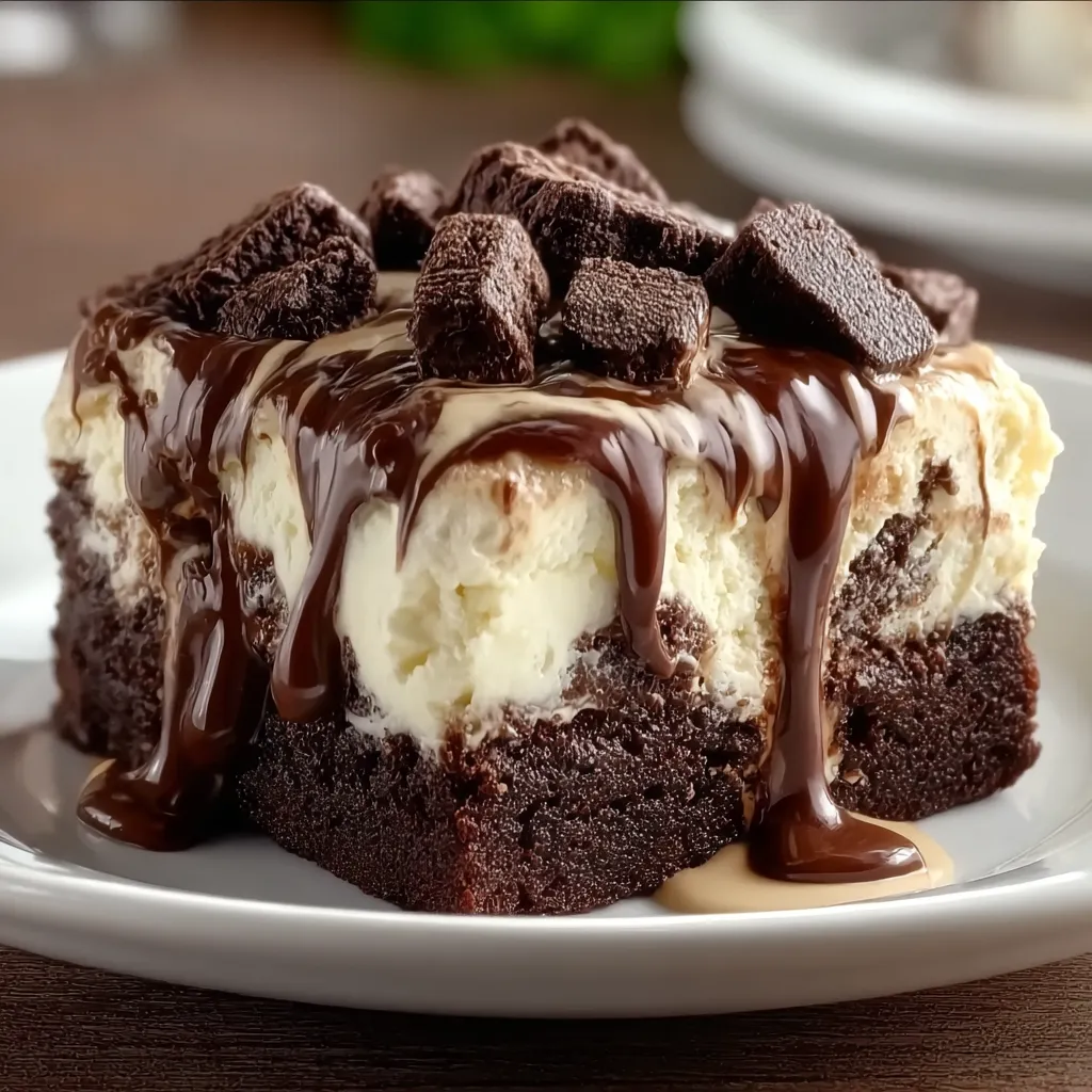 Delicious Brownie Ice Cream Cake