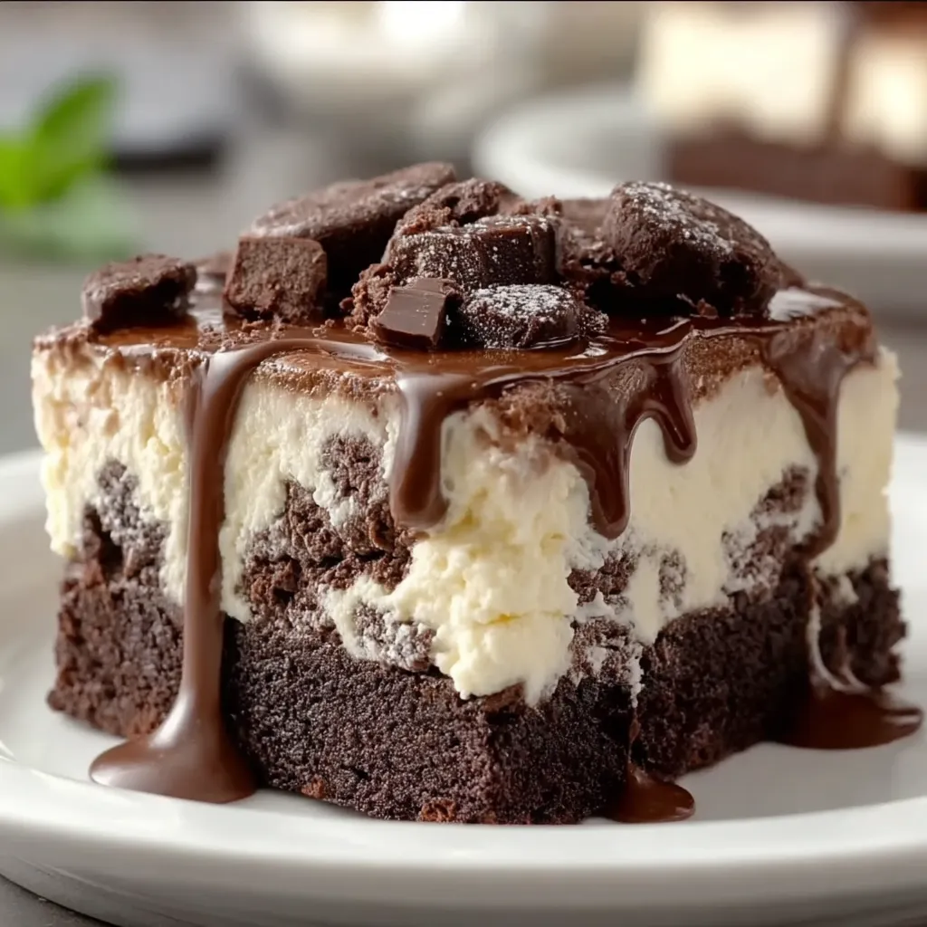 Delicious Brownie Ice Cream Cake